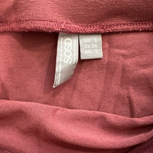 US 2 regular ASOS asymmetric maxi skirt with tie - Picture 4 of 5